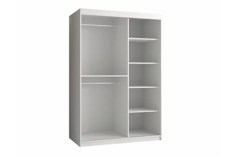 Dunvegan Garderob m. Spegel - Vit - Förvaring - Garderober & garderobssystem