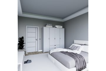 Durusu Garderob 170x183 cm - Mattvit - Förvaring - Garderober & garderobssystem