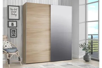 Edessa Garderob 62x171 cm - Brun - Förvaring - Garderober & garderobssystem