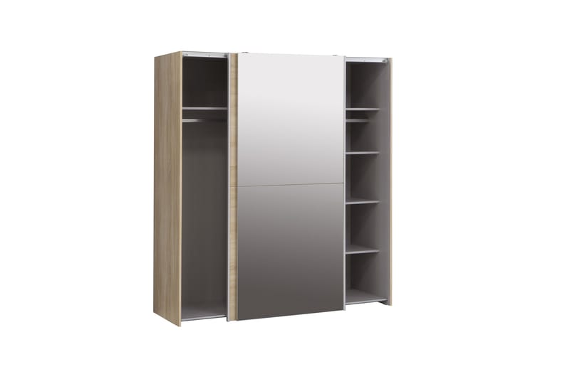 Edessa Garderob 62x171 cm - Brun - Förvaring - Garderober & garderobssystem