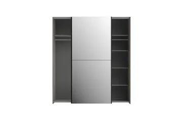 Edessa Garderob 62x171 cm - Brun/Svart - Förvaring - Garderober & garderobssystem