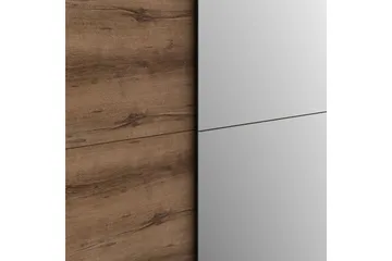 Edessa Garderob 62x171 cm - Brun/Svart - Förvaring - Garderober & garderobssystem