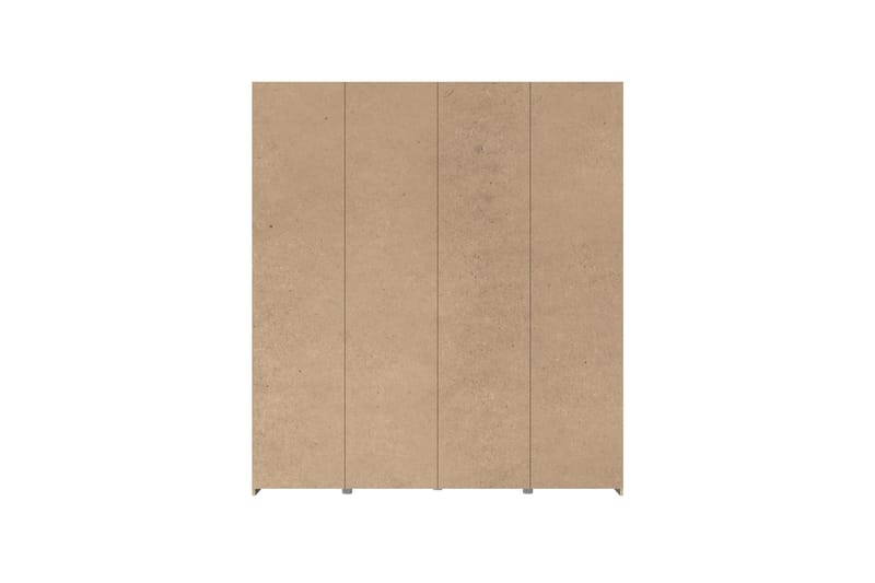 Edessa Garderob 62x171 cm - Brun/Svart - Förvaring - Garderober & garderobssystem