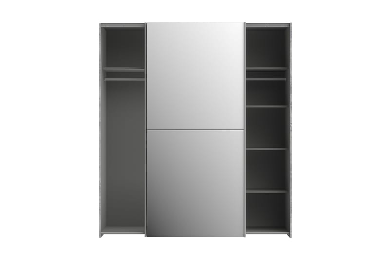 Edessa Garderob 62x171 cm - Grå - Förvaring - Garderober & garderobssystem