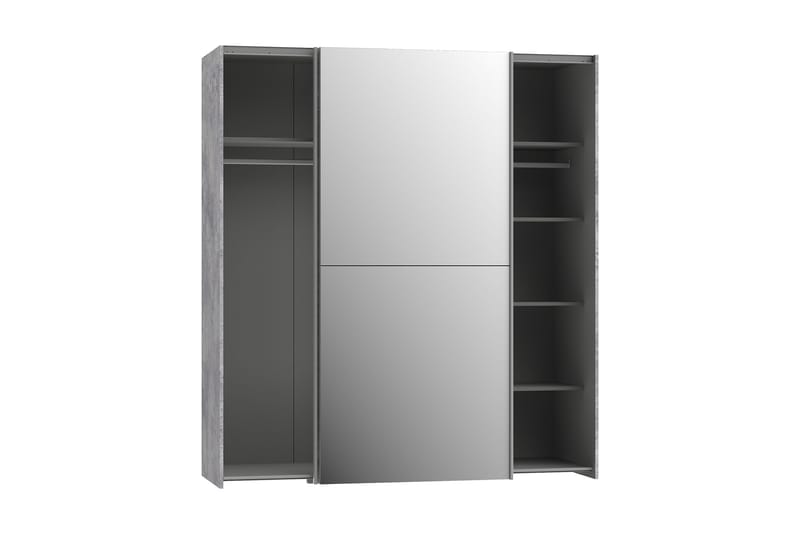 Edessa Garderob 62x171 cm - Grå - Förvaring - Garderober & garderobssystem