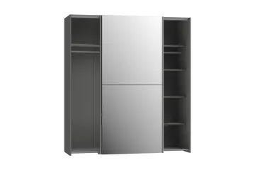 Edessa Garderob 62x171 cm - Mörkgrå - Förvaring - Garderober & garderobssystem