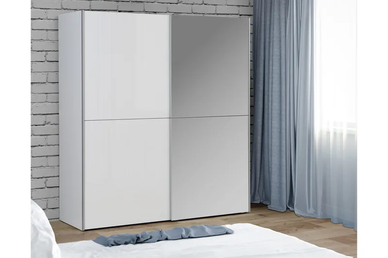 Edessa Garderob 62x171 cm - Vit - Förvaring - Garderober & garderobssystem