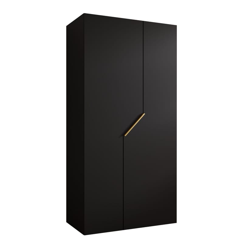 Eikra Garderob 100 cm, svart