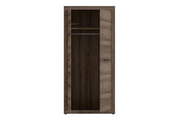 Elhovo Garderob 52x94 cm - Brun - Förvaring - Garderober & garderobssystem