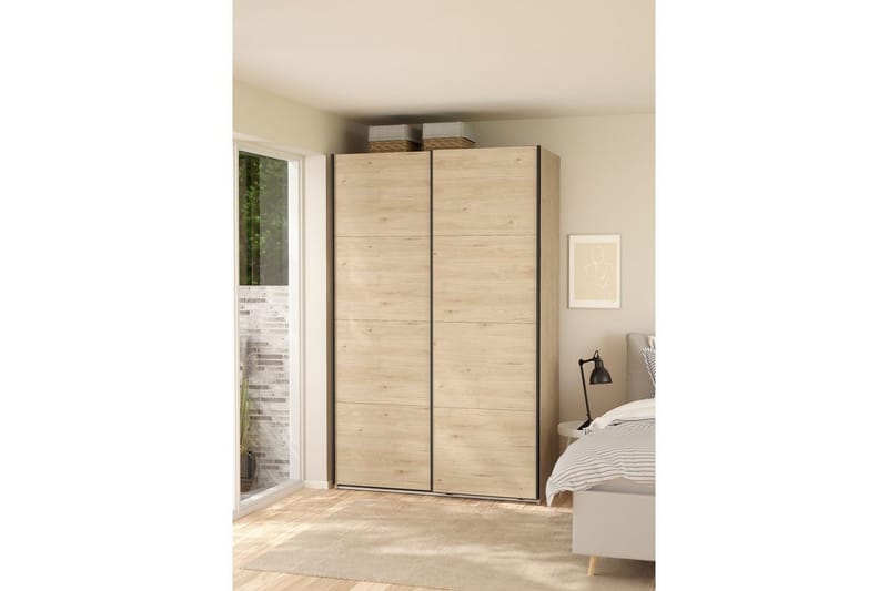 Elvos Garderob 139x220 cm - Natur - Förvaring - Garderober & garderobssystem