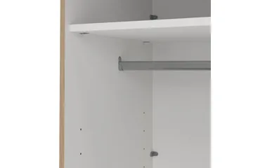 Elvos Garderob 139x220 cm - Natur - Förvaring - Garderober & garderobssystem