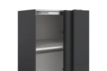 Elvos Garderob 139x220 cm - Svart - Förvaring - Garderober & garderobssystem