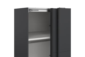 Elvos Garderob 139x220 cm - Svart - Förvaring - Garderober & garderobssystem