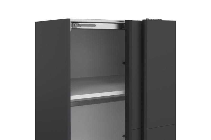 Elvos Garderob 139x220 cm - Svart - Förvaring - Garderober & garderobssystem