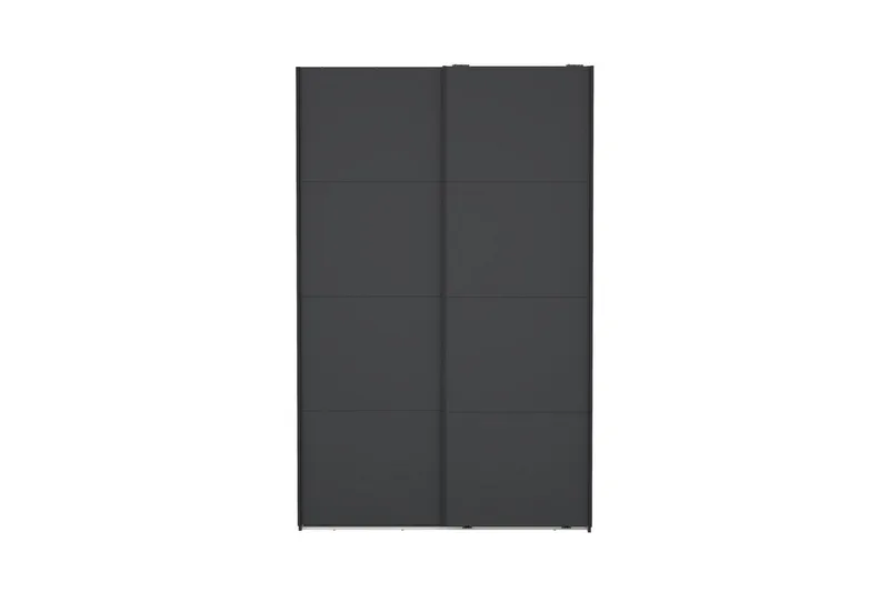 Elvos Garderob 139x220 cm - Svart - Förvaring - Garderober & garderobssystem