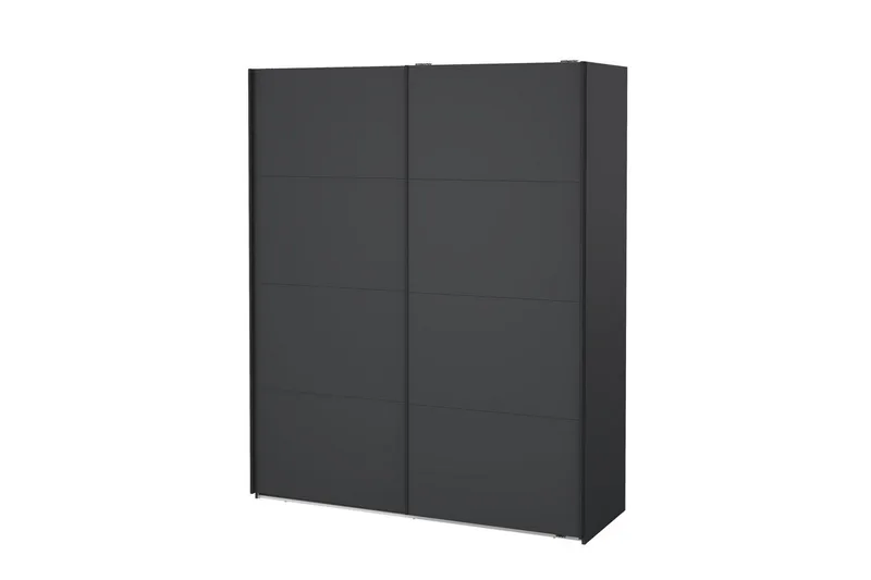 Elvos Garderob 179x220 cm - Grå - Förvaring - Garderober & garderobssystem