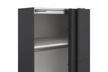 Elvos Garderob 179x220 cm - Grå - Förvaring - Garderober & garderobssystem