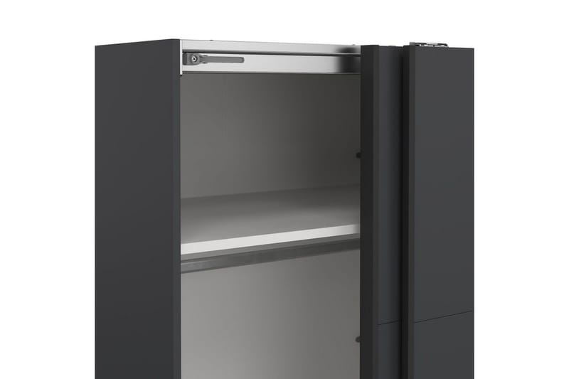 Elvos Garderob 179x220 cm - Grå - Förvaring - Garderober & garderobssystem