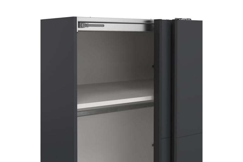 Elvos Garderob 179x220 cm - Grå - Förvaring - Garderober & garderobssystem