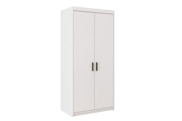 Enzenauer Garderob 90x53x191 cm - Vit - Förvaring - Garderober & garderobssystem