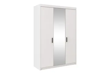 Enzenauer Garderob med Spegel 133 cm - Vit - Förvaring - Garderober & garderobssystem