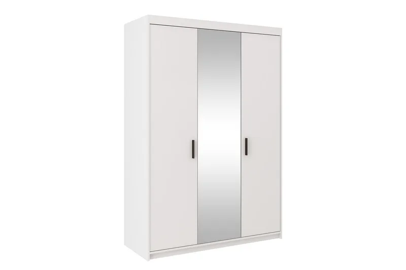 Enzenauer Garderob med Spegel 133 cm - Vit - Förvaring - Garderober & garderobssystem