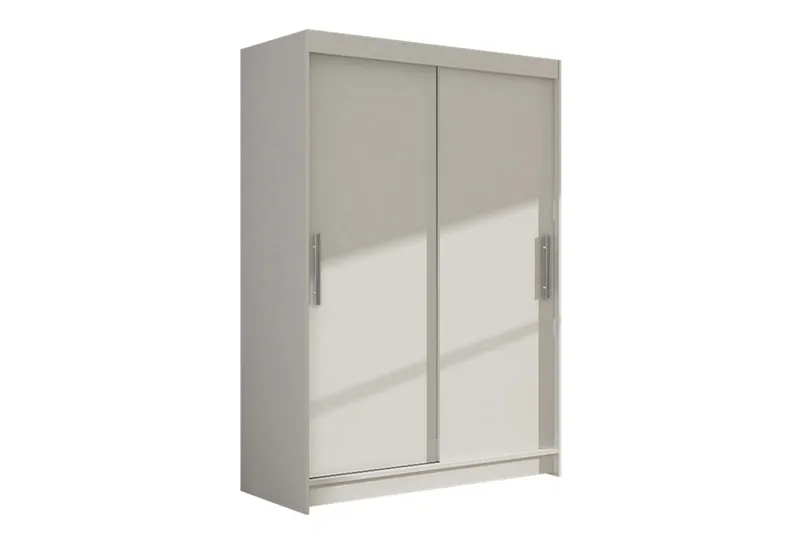 Estella Garderob 120 cm Skjutdörrar, Vit