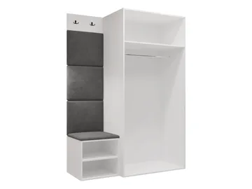 Farosa Hallmöbelset 122x191 cm - Valnöt + Manila 02 - Förvaring - Garderober & garderobssystem - Garderobsskåp
