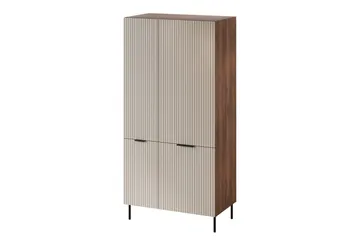 Fiesta Garderob 90x186 cm - Brun/Beige - Förvaring - Garderober & garderobssystem