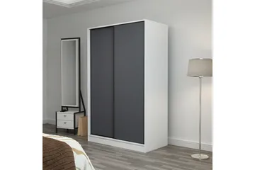 Fruitland Garderob 120 cm - Grå/Vit - Förvaring - Garderober & garderobssystem