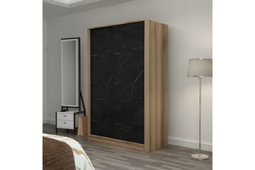 Fruitland Garderob 120 cm - Svart/Brun - Förvaring - Garderober & garderobssystem