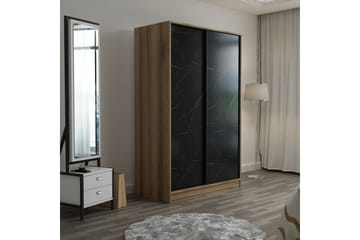 Fruitland Garderob 120 cm - Svart/Brun - Förvaring - Garderober & garderobssystem