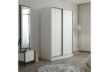 Fruitland Garderob 120 cm - Vit - Förvaring - Garderober & garderobssystem