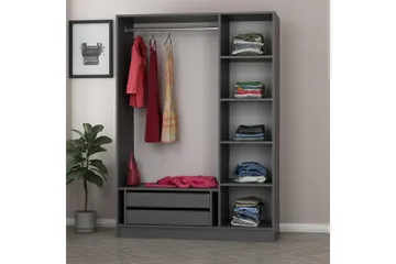 Fruitland Garderob 135 cm - Antracit - Förvaring - Garderober & garderobssystem