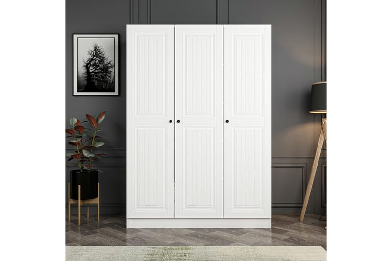 Fruitland Garderob 135 cm, Cream