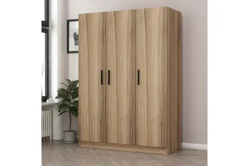 Fruitland Garderob 135 cm - Ek - Förvaring - Garderober & garderobssystem