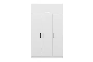 Fruitland Garderob 135 cm - Vit - Förvaring - Garderober & garderobssystem