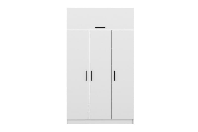 Fruitland Garderob 135 cm - Vit - Förvaring - Garderober & garderobssystem