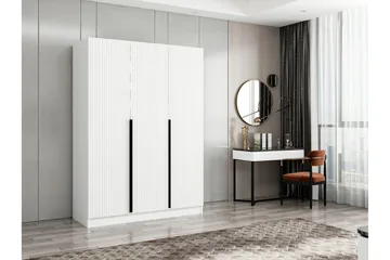 Fruitland Garderob 135 cm - Vit - Förvaring - Garderober & garderobssystem