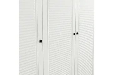 Fruitland Garderob 135x210 cm - Vit - Förvaring - Garderober & garderobssystem