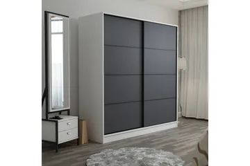 Fruitland Garderob 180 cm - Antracit - Förvaring - Garderober & garderobssystem