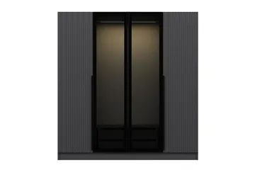 Fruitland Garderob 180 cm - Antracit - Förvaring - Garderober & garderobssystem