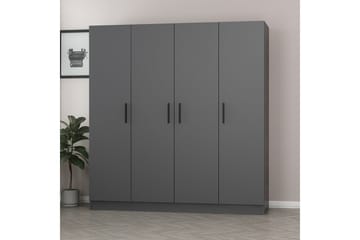 Fruitland Garderob 180 cm - Antracit - Förvaring - Garderober & garderobssystem