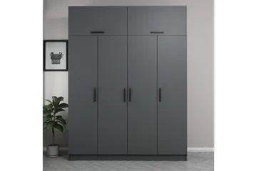 Fruitland Garderob 180 cm - Antracit - Förvaring - Garderober & garderobssystem