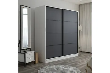 Fruitland Garderob 180 cm - Antracit - Förvaring - Garderober & garderobssystem