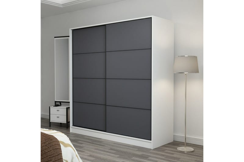 Fruitland Garderob 180 cm - Antracit - Förvaring - Garderober & garderobssystem
