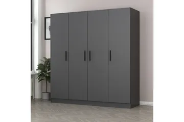 Fruitland Garderob 180 cm - Antracit - Förvaring - Garderober & garderobssystem