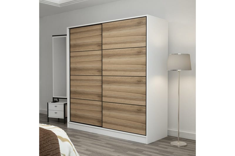 Fruitland Garderob 180 cm - Brun - Förvaring - Garderober & garderobssystem