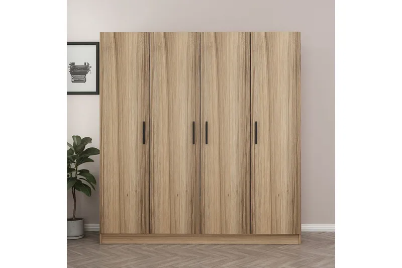 Fruitland Garderob 180 cm - Brun - Förvaring - Garderober & garderobssystem