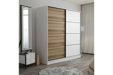 Fruitland Garderob 180 cm - Brun/Vit - Förvaring - Garderober & garderobssystem